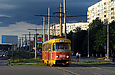 Tatra-T3SU #3039 20-го маршрута на проспекте Победы пересекает проспект Людвига Свободы