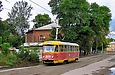 Tatra-T3SU #3039 3-го маршрута в Рыбасовском переулке