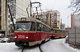 Tatra-T3SU #3039 и #469 7-го маршрута на улице Пахаря