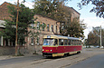 Tatra-T3SU #3039 20-го маршрута на улице Котлова в районе Резниковского переулка