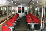 Пассажирский салон вагона Tatra-T3 #3042, прошедшего капитальный ремонт