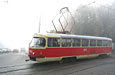 Tatra-T3SU #3042 на перекрестке улицы Пушкинской и улицы Веснина