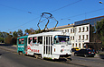 Tatra-T3SU #3042 на улице Октябрьской революции в районе завода имени Т.Г.Шевченко