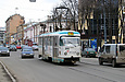 Tatra-T3SU #3042 7-го маршрута на улице Полтавский шлях возле остановки "Театр юного зрителя"