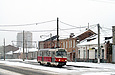 Tatra-T3SUCS #3042 7-го маршрута на улице Москалевской между улицами Бажана и Академика Богомольца