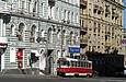 Tatra-T3SUCS #3042 6-го маршрута на Московском проспекте перед поворотом на площадь Конституции