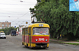 Tatra-T3SU #3045 12-го маршрута в Рогатинском проезде
