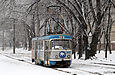 Tatra-T3SU #3045 6-го маршрута отправился от остановки "Улица Крупской"