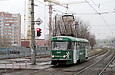 Tatra-T3SU #3045 20-го маршрута на улице Клочковской возле улицы Херсонской