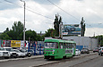 Tatra-T3SU #3045 20-го маршрута в Рогатинском проезде в районе Ивановского переулка