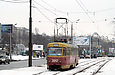 Tatra-T3SU #3047 20-го маршрута на улице Клочковской в районе улицы Космической