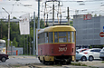 Tatra-T3SU #3047 20-го маршрута на улице Клочковской в районе спуска Пассионарии