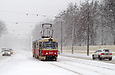 Tatra-T3SU #3047 6-го маршрута на Московском проспекте возле Спортивного переулка