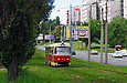 Tatra-T3SU #3047 20-го маршрута на улице Клочковской в районе улицы Новгородcкой