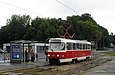 Tatra-T3SUCS #3047 27-го маршрута на Московском проспекте возле универмага "Харьков"