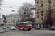 Tatra-T3SUCS #3047 5-го маршрута на Московском проспекте возле перекрестка с улицей Академика Павлова