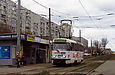 Tatra-T3SUCS #3047 27-го маршрута на улице Академика Павлова возле станции метро "Студенческая"