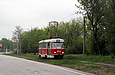 Tatra-T3 #3049 20-го прибыл на конечную станцию "Малая Даниловка"