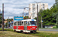 Tatra-T3 #3049 20-го маршрута на улице Клочковской в районе улицы Космической