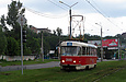 Tatra-T3 #3049 7-го маршрута на улице Клочковской возле перекрестка с улицей Близнюковской