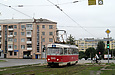 Tatra-T3 #3049 8-го маршрута на Московском проспекте возле площади Защитников Украины