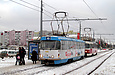 Tatra-T3SU #3049 6-го маршрута на улице Плехановской возле станции метро "Спортивная"