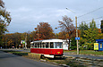 Tatra-T3SU #3050 6-го маршрута на улице Морозова между улицей Плехановской и Московским проспектом