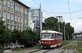 Tatra-T3SU #3050 20-го маршрута на улице Клочковской в районе Досвидного переулка