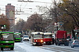 Tatra-T3 #3050 1-го маршрута на улице Евгения Котляра возле Привокзальной площади