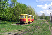 Tatra-T3SU #3051 на конечной "Проспект Победы"