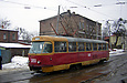 Tatra-T3SU #3051 20-го маршрута в Лосевском переулке в районе улицы Котлова