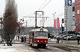 Tatra-T3SUCS #3051 маршрута 16-А на улице Героев труда в районе остановки "Пески"