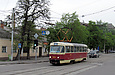 Tatra-T3SU #3053 20-го маршрута на улице Красноармейской возле улицы Коцарской