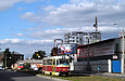 Tatra-T3SU #3053 20-го маршрута на улице Красноармейской в районе улицы Котлова
