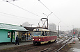 Tatra-T3SU #3053 6-го маршрута на площади Бугримовой в районе улицы Урицкого