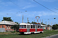 Tatra-T3SUCS #3053 27-го маршрута на улице Академика Павлова в районе Салтовского переулка
