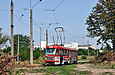 Tatra-T3SU #3056 20-го маршрута на конечной станции  "Малая Даниловка"