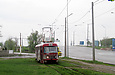 Tatra-T3SU #3056 20-го маршрута на улице Клочковской в районе улицы Промышленной
