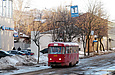 Tatra-T3SU #3056 20-го маршрута на улице Большой Панасовской в районе Лосевского переулка