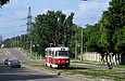 Tatra-T3A #3057 8-го маршрута на улице Морозова в районе улицы Зерновой