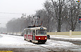 Tatra-T3A #3057 8-го маршрута на Московском проспекте в районе Спортивного переулка