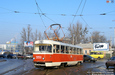 Tatra-T3SU #3059 20-го маршрута поворачивает с улицы Котлова на улицу Красноармейскую