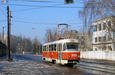 Tatra-T3SU #3059 20-го маршрута в переулке Лосевском