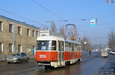 Tatra-T3SU #3059 20-го маршрута в Пискуновском переулке (остановка "Центральный рынок")