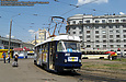 Tatra-T3SU #3059 1-го маршрута на конечной станции "Южный вокзал"