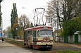 Tatra-T3SU #3059 20-го маршрута на улице Клочковской отправился от остановки "Улица Кузнецкая"