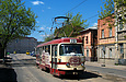 Tatra-T3SU #3059 20-го маршрута на улице Котлова за перекрестком с улицей Красноармейской