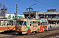 Tatra-T3SU #3059 6-го маршрута на конечной станции "602 микрорайон"