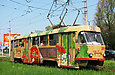 Tatra-T3SU #3059 20-го маршрута на улице Клочковской перед перекрестком с улицей 23-го Августа