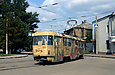 Tatra-T3SU #3059 20-го маршрута поворачивает с улицы Котлова в Лосевский переулок